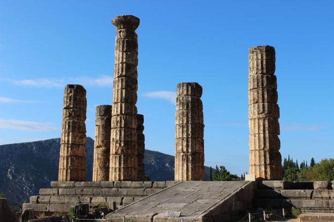 The ruins of the Temple of Apollo